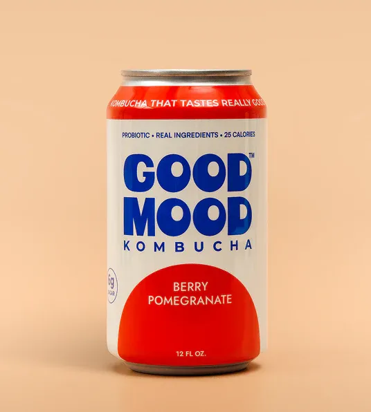 GoodMood Kombucha, Berry Pomegranate