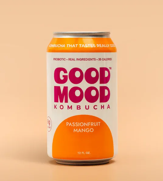GoodMood Kombucha, Passionfruit Mango