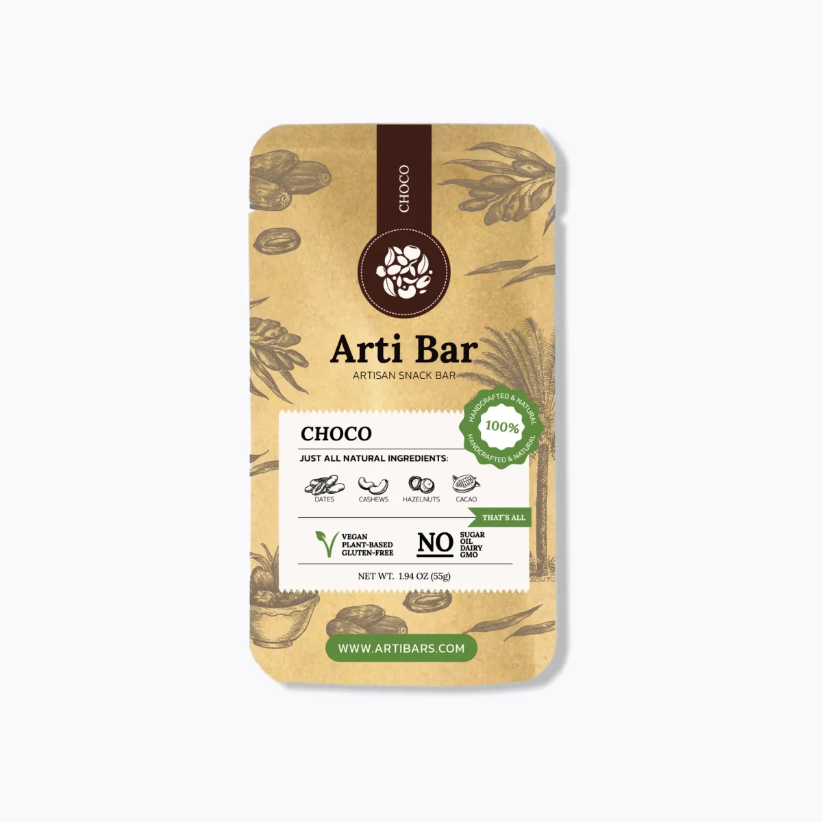 Arti Bar, CHOCO (PACK OF 12)