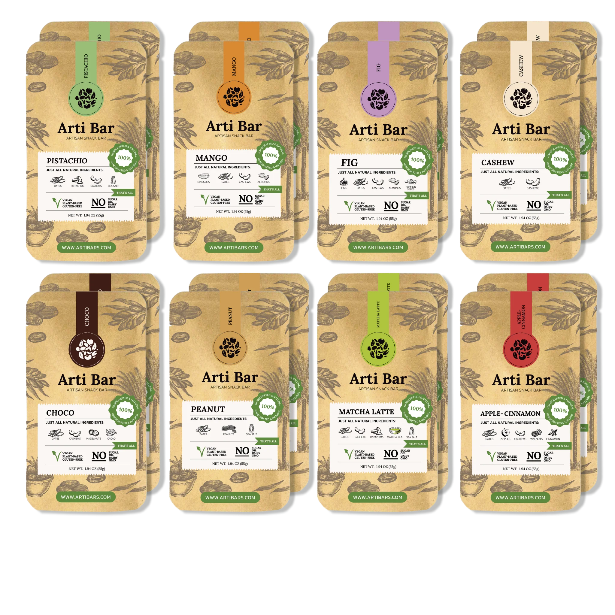 Arti Bar, MIX (PACK OF 16)
