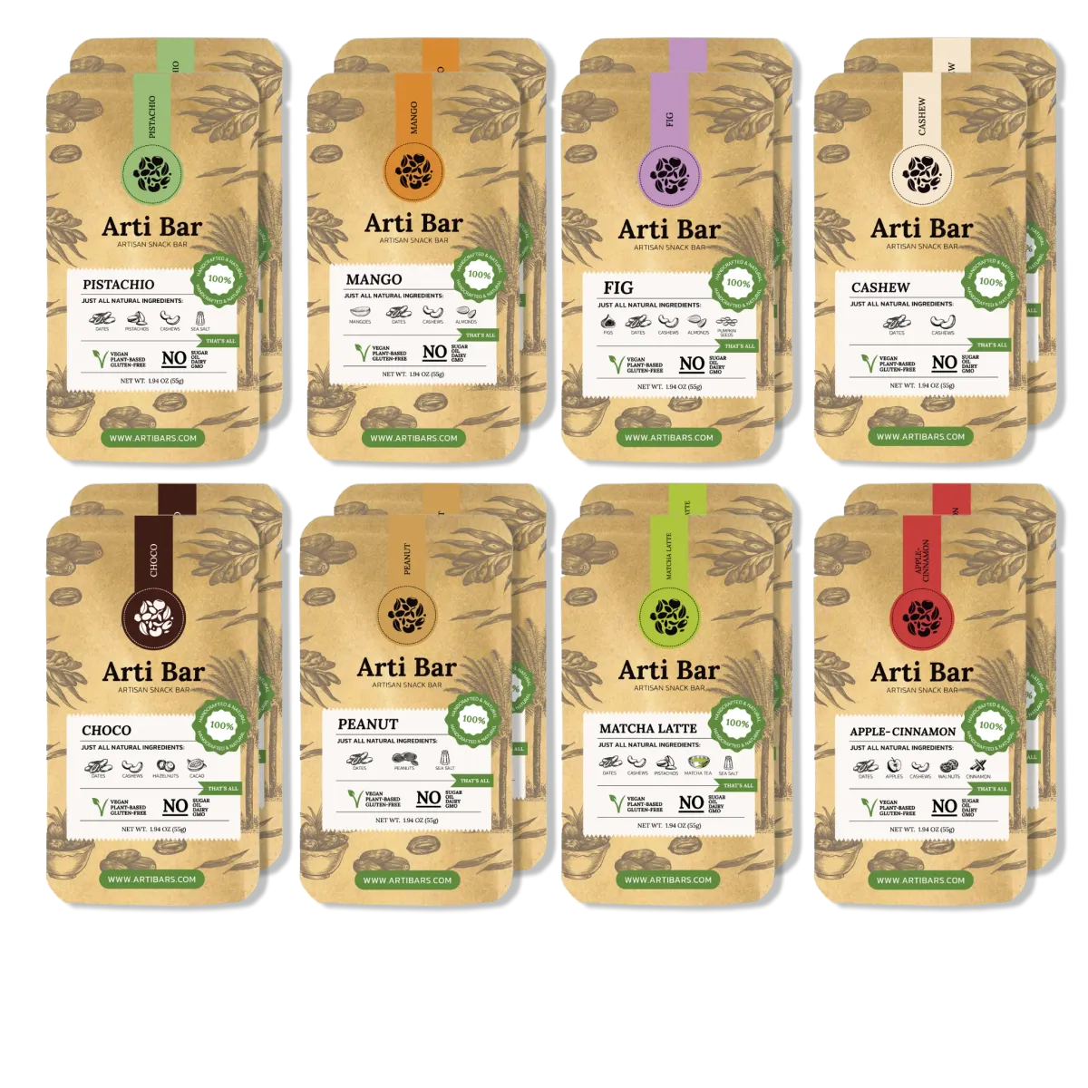 Arti Bar, MIX (PACK OF 16)