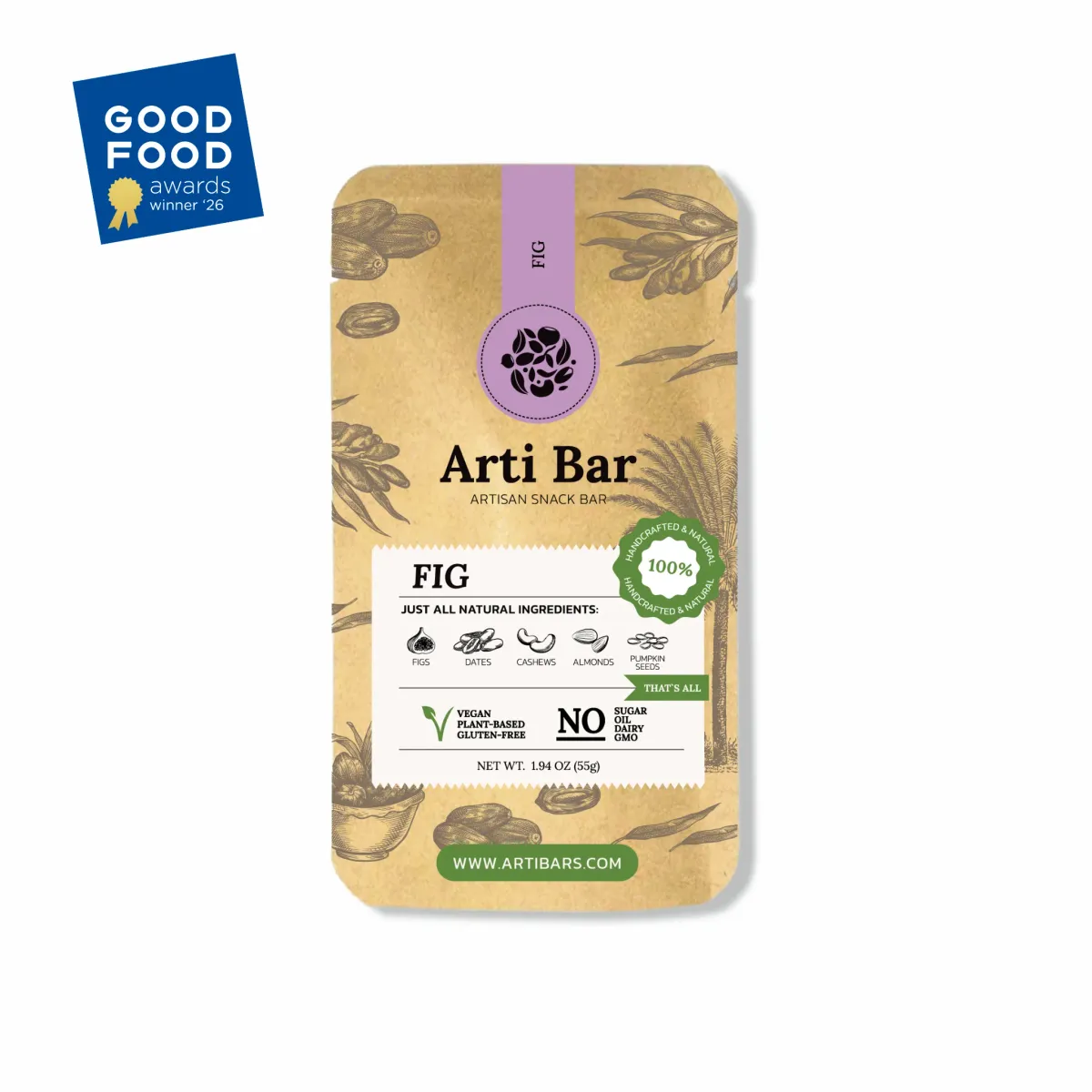 Arti Bar, FIG (PACK OF 12)