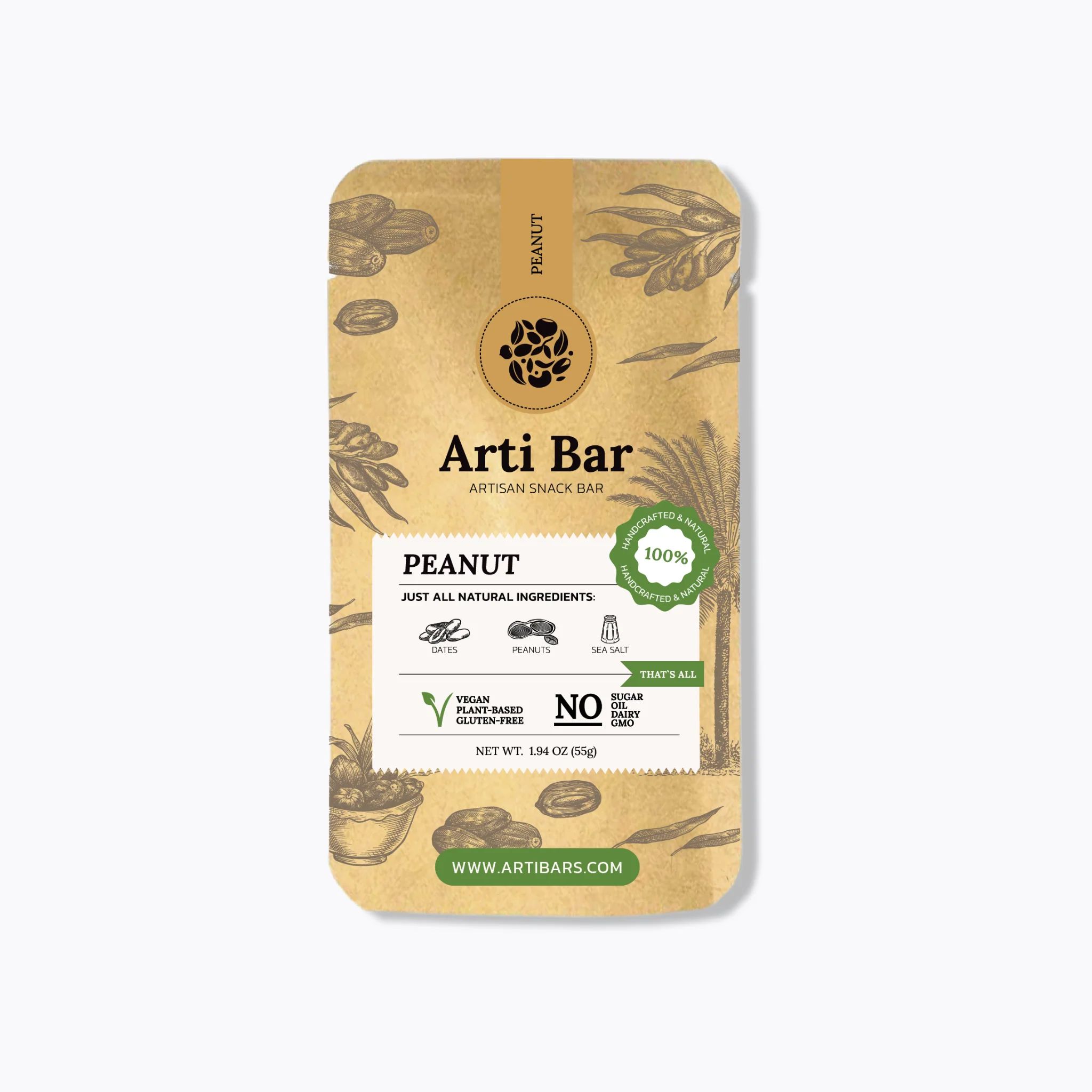 Arti Bar, PEANUT (PACK OF 12)
