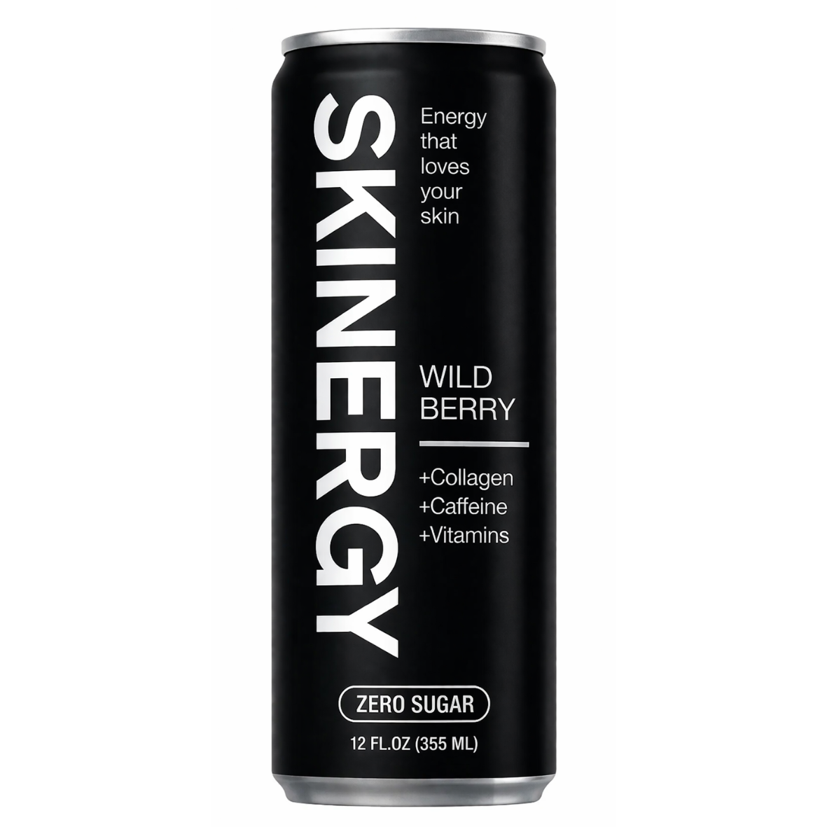 SKINERGY, Skinergy - Collagen Energy Drink | Wild Berry | Collagen + Caffeine + Zero Sugar