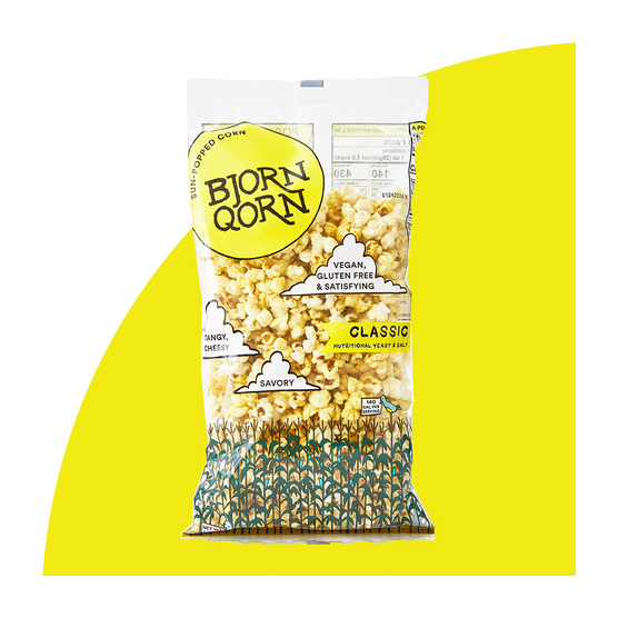 BjornQorn, BjornQorn Popcorn (3oz 12-pack)