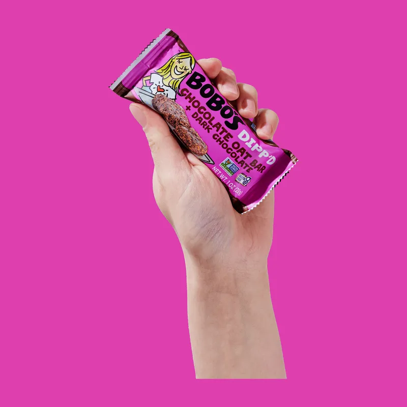 Bobo's, Dipp'd Oat Bar + Dark Chocolate (Box of 30)