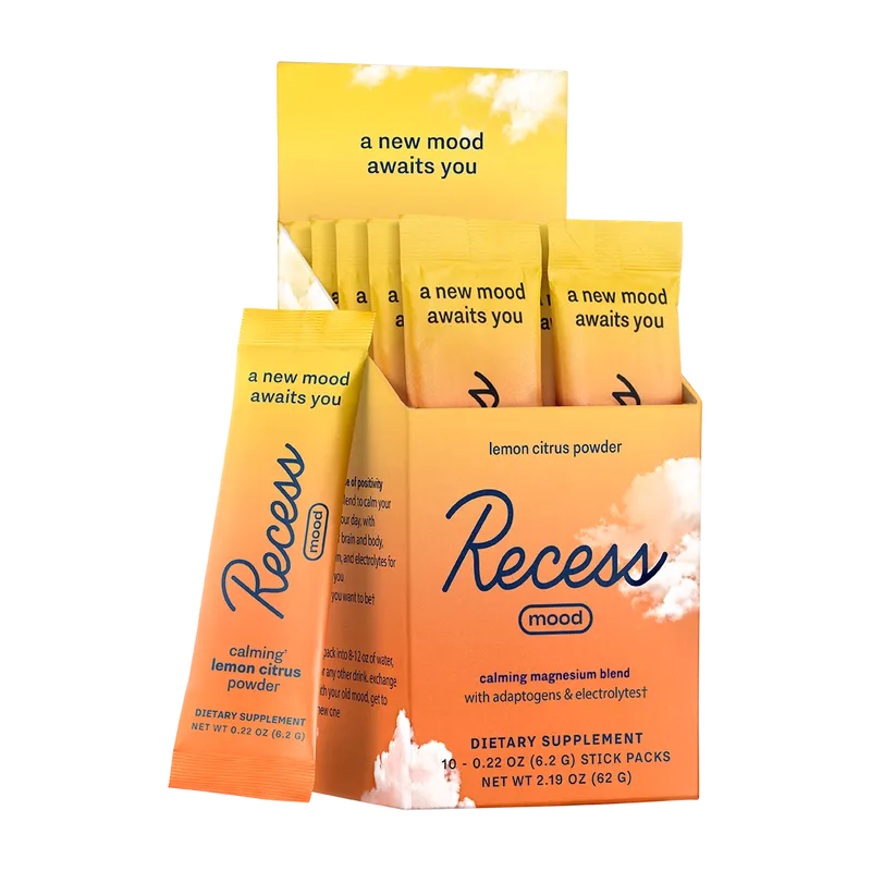 Recess, Recess Mood Powder - Lemon Citrus Stick Packs