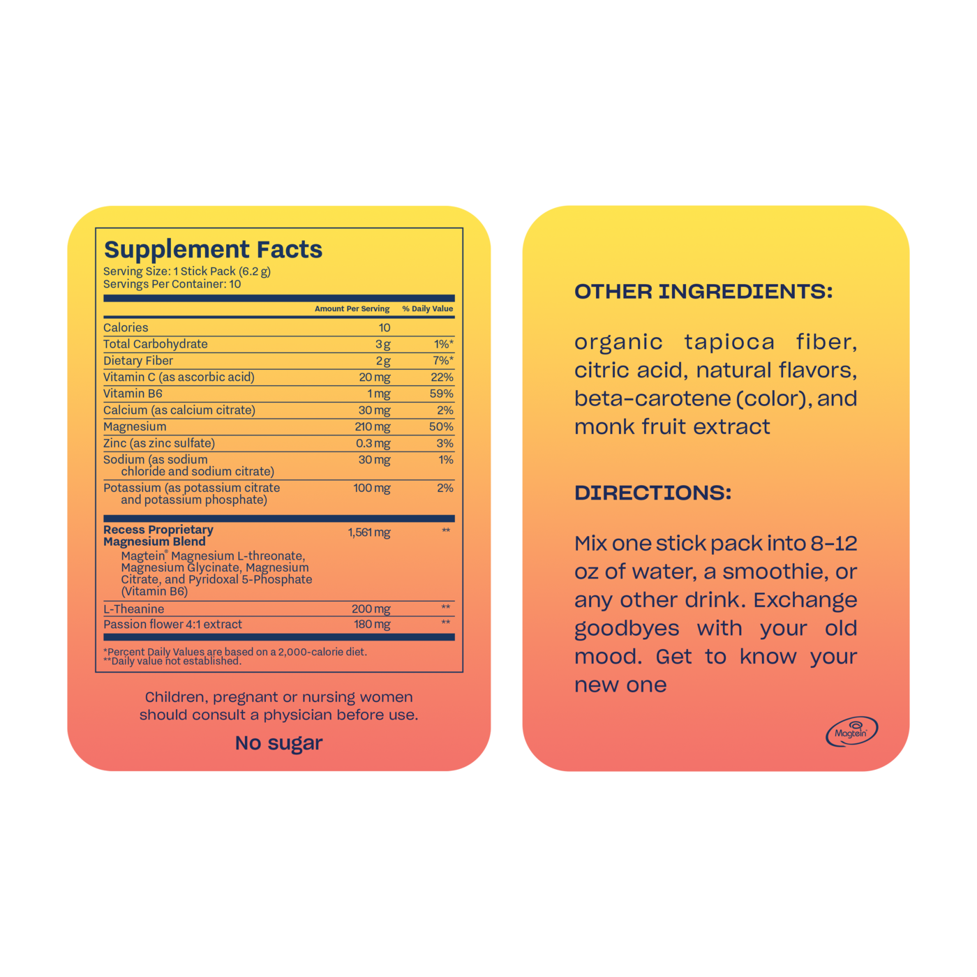 Recess, Recess Mood Powder - Lemon Citrus Stick Packs, photo 2